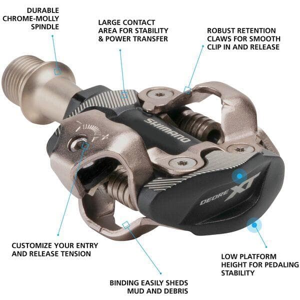 Shimano Pedals PD-M8100 Deore XT XC race SPD pedal