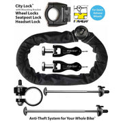 Pinhead City Lock Pack With Bracket -  -  Quick Release
