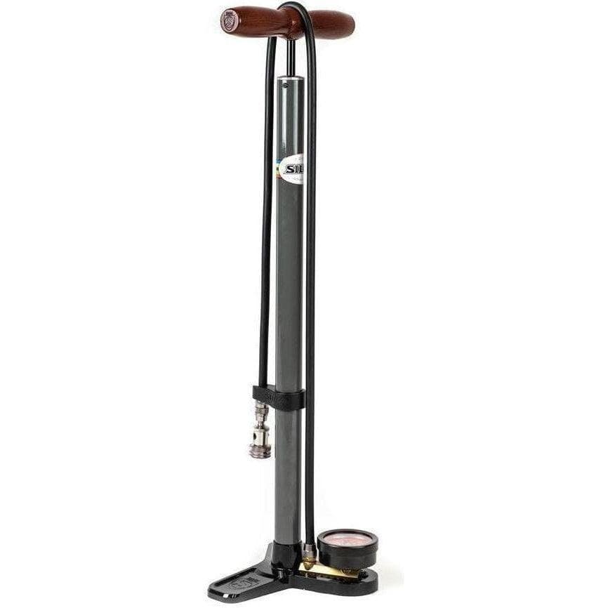 Silca Pista Plus Floor Pump Grey / One Size