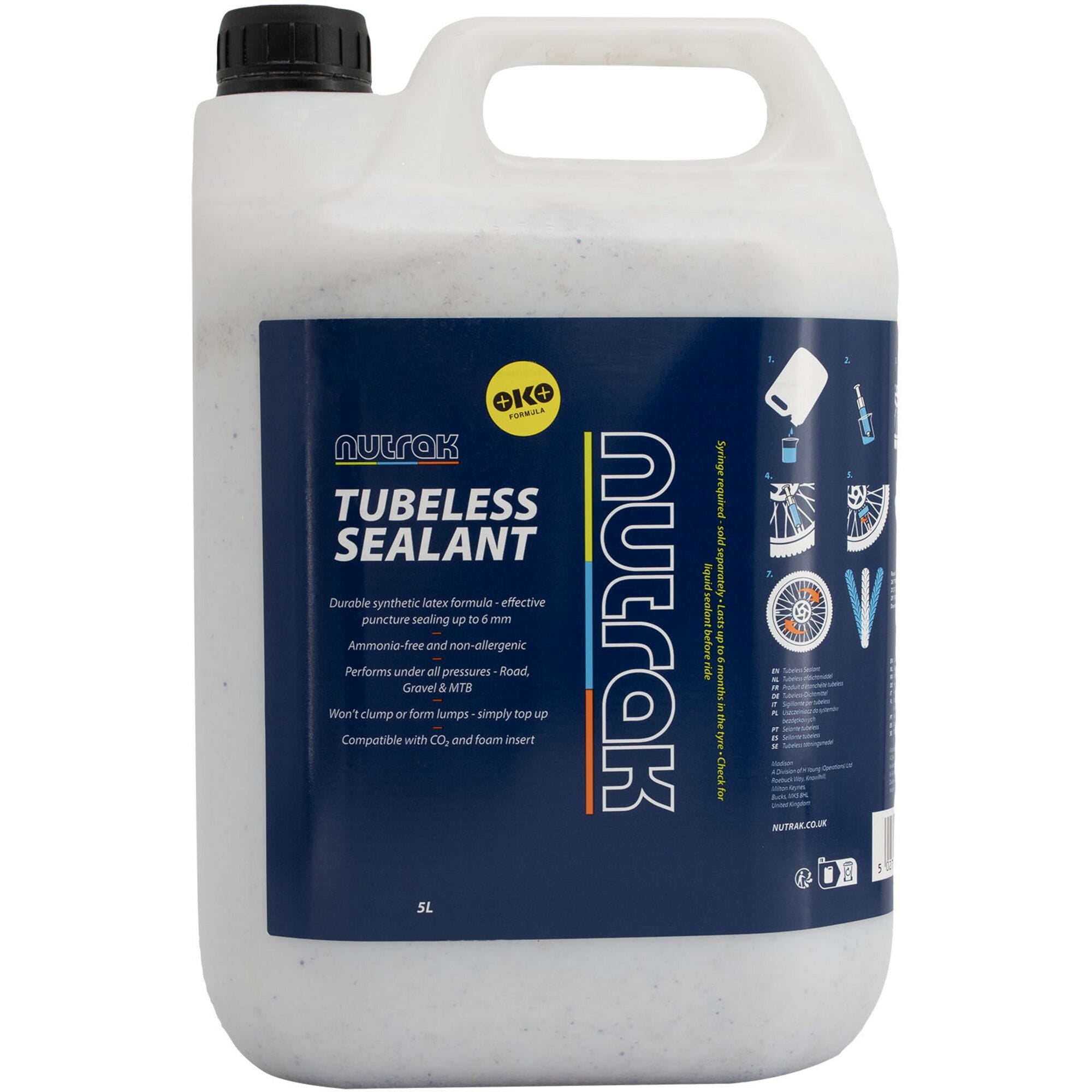 Nutrak Nutrak tubeless tyre sealant 5 litre