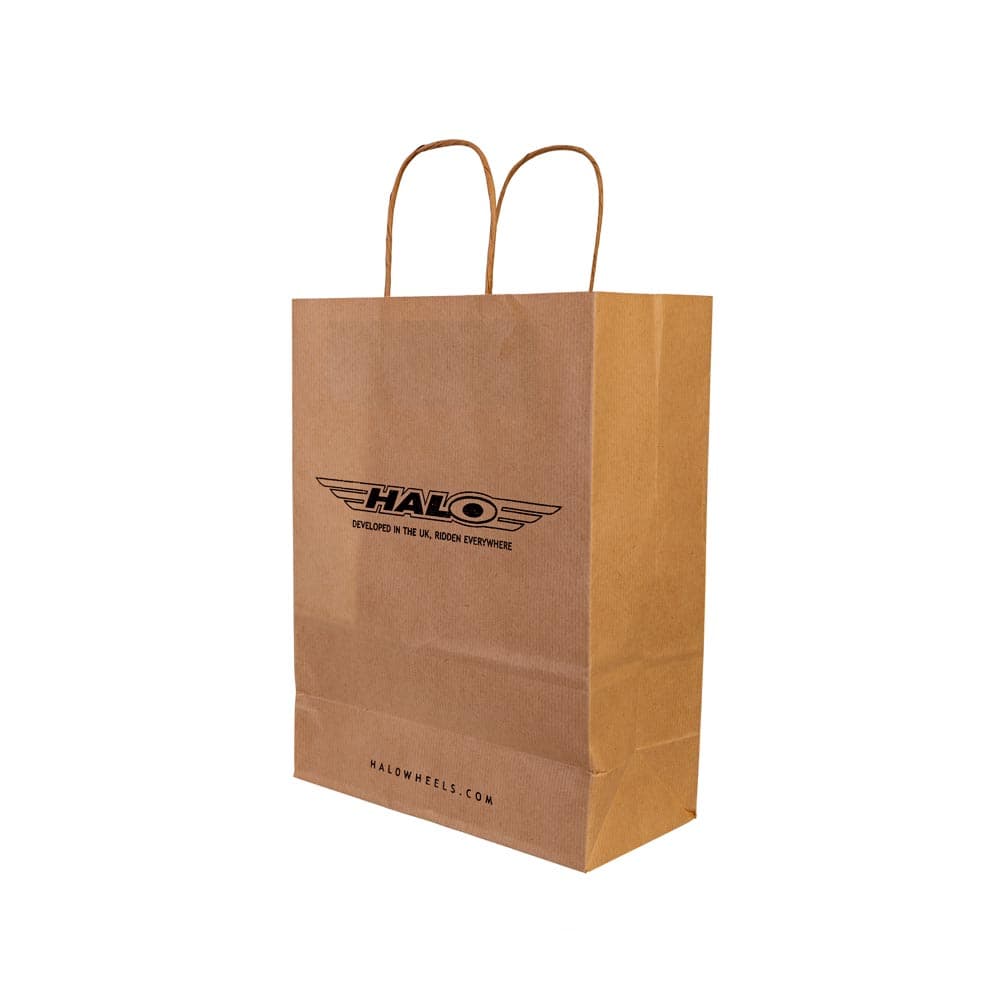 Halo Brown Paper Carrier Bags Brown 30x22x10cm