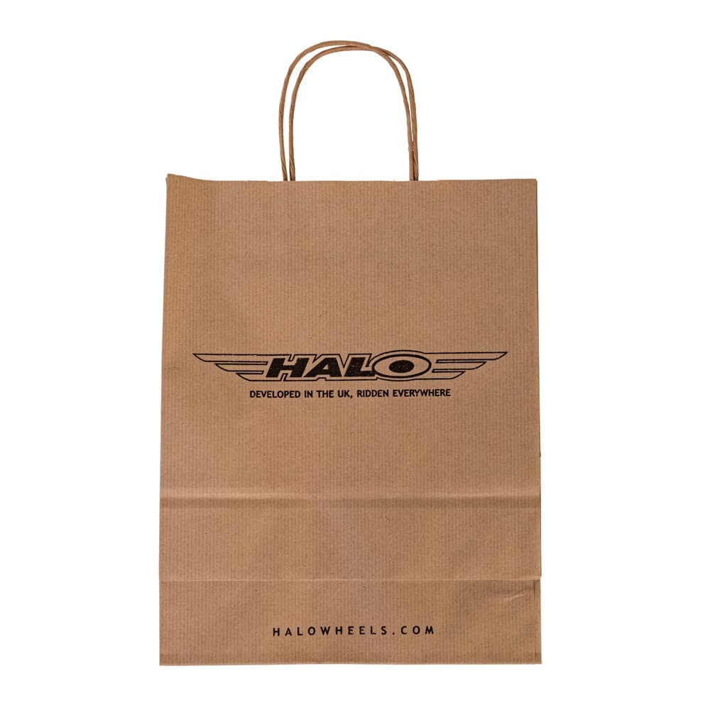 Halo Brown Paper Carrier Bags Brown 30x22x10cm