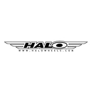 Halo Halo Logo Van Sticker White 60cm