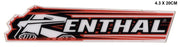 Renthal Logo Stickers  200mm