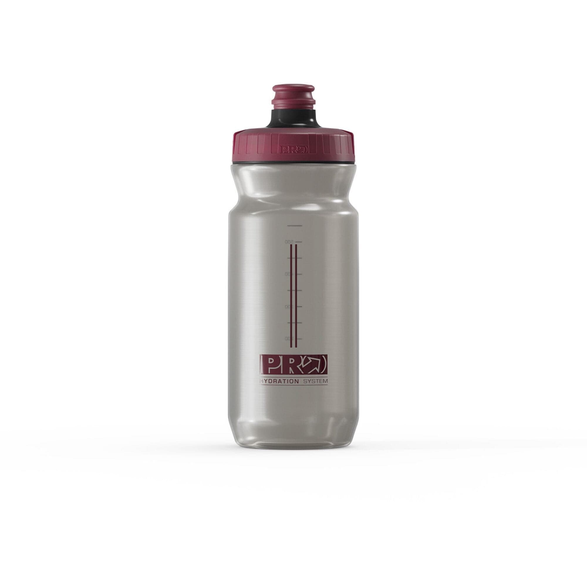 PRO Performance Bottle 600ml Autoflow Valve Grey Trans/Red Cap