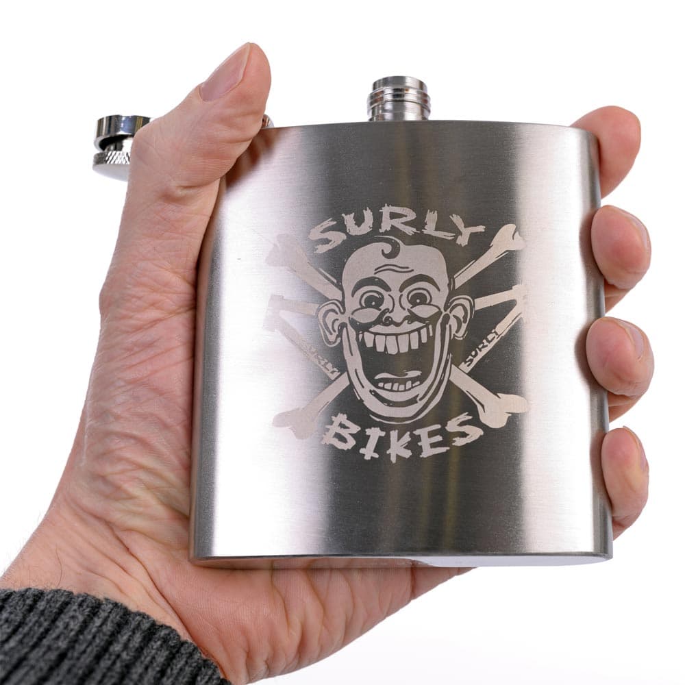 Surly - Parts Hip Flask Silver 177ml