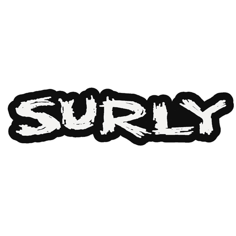 Surly - Parts Surly Logo Stickers White 6.5x1.75"