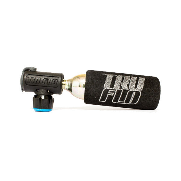 Truflo Minoot CO2 Pump With 16 Gram Cartridge; Presta And Schrader; 4 Pack