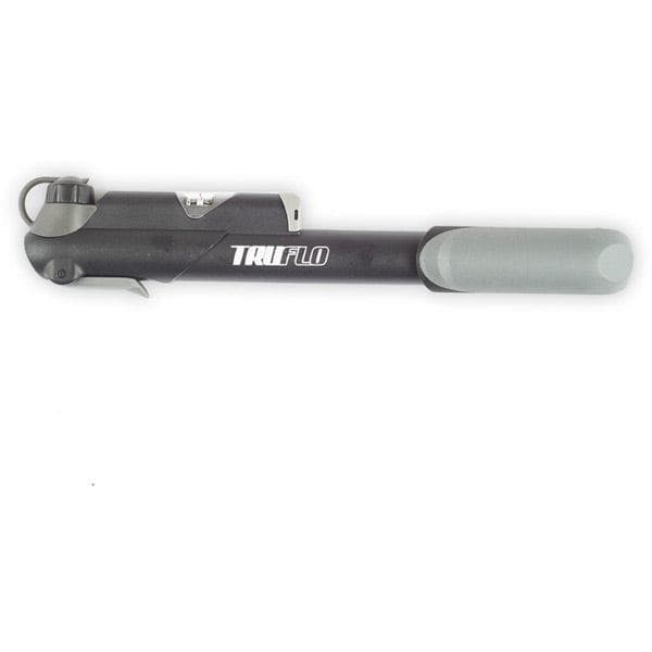 Load image into Gallery viewer, Truflo Micro 5G Bicycle Pump - Fixed Head - Double Shot w/ Gauge - Charcoal

