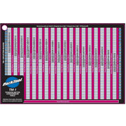 Park Tool 1060 - Conversion tabe card for TM-1