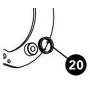 Park Tool 222SL - Right hand caliper spring for TS-4.2