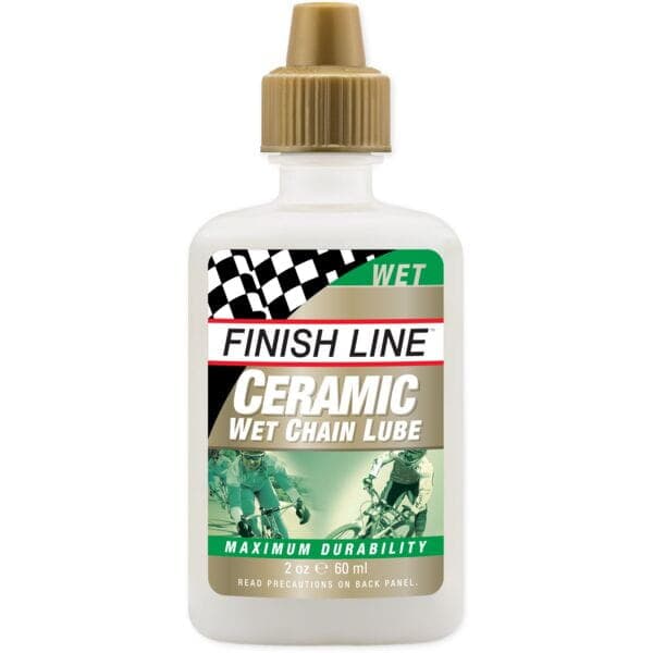 Finish Line Ceramic Wet Chain Lube - 2 oz / 60 ml - Box of 12