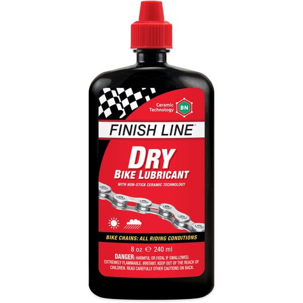 Finish Line Dry Chain Lube (Ceramic Tech) - 8 oz / 240 ml - Box of 8