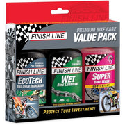 Finish Line Winter Value Pack - Multi Degreaser / SuperBike Wash / Wet Lube - Box of 6