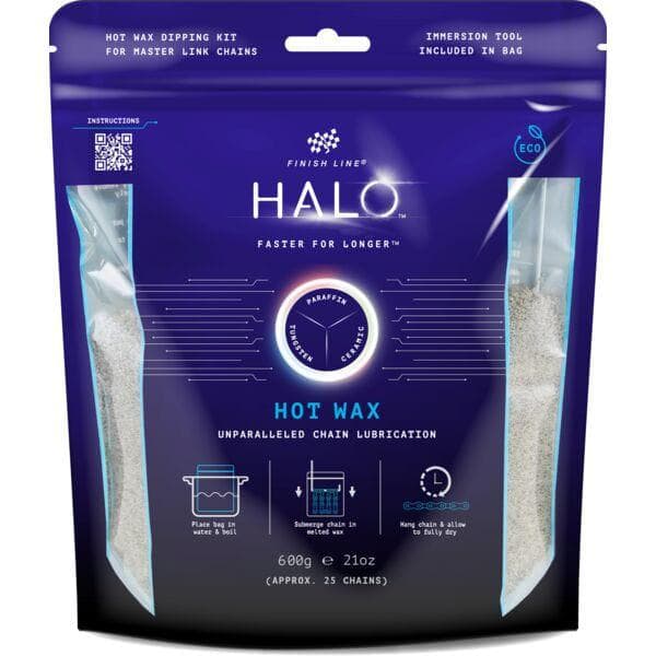 Finish Line Halo Hot Wax Lubricant Melts - 600g - Granular - Double Boil Bag
