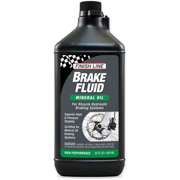 Finish Line Mineral Oil Brake Fluid - 32 oz / 960 ml - Box of 6
