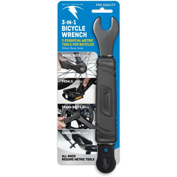 White Lightning 3 in 1 Bike Wrench - Box of 5
