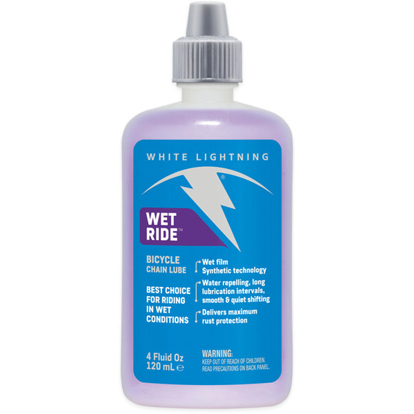 White Lightning Wet Ride - Chain Lube - 4oz / 120ml - Box of 12