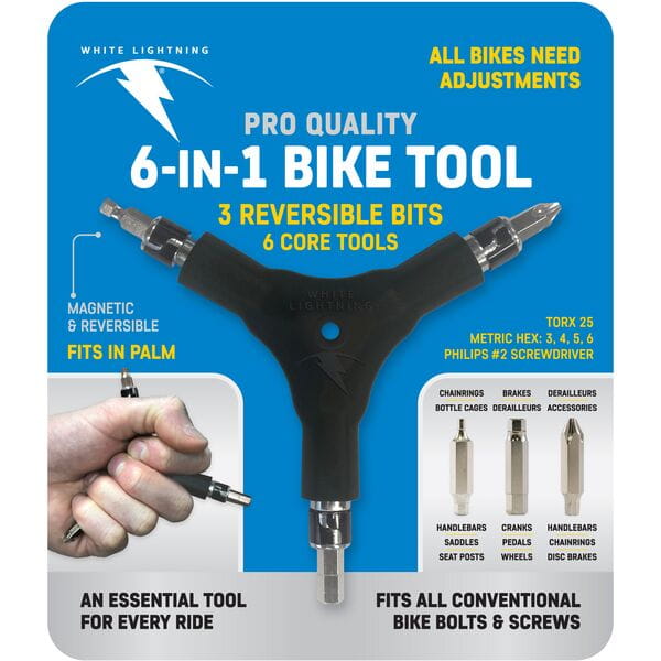 White Lightning 6 in 1 Bike Tool - Box of 5