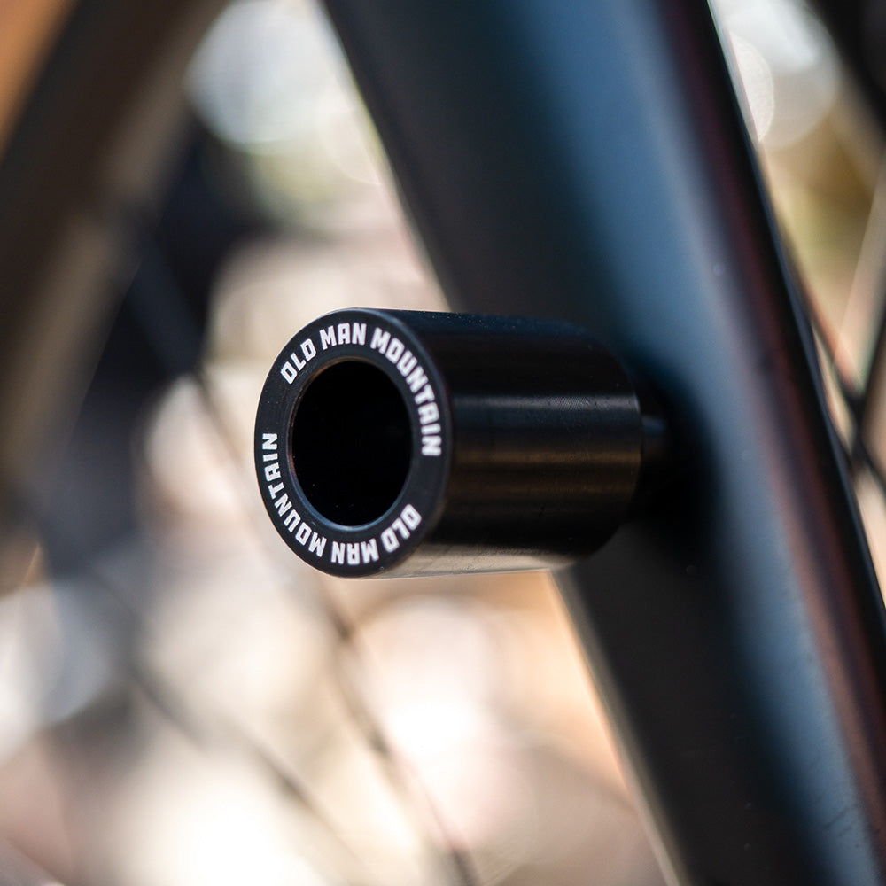 Old Man Mountain Headlight Mount Black Front