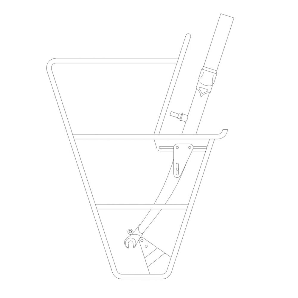 Surly - Parts Nice Rack, Front Silver Front