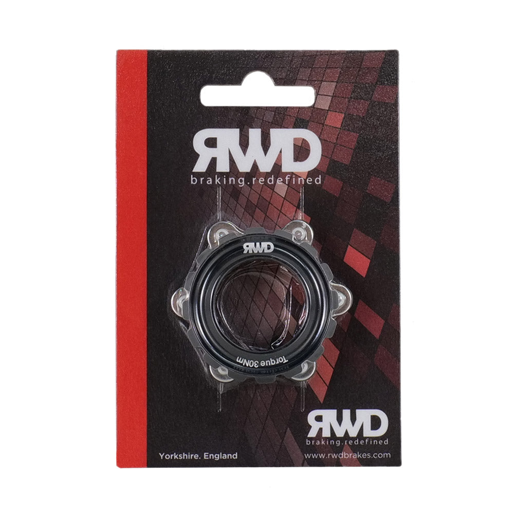 RWD 6-Bolt Rotor To Centre-Lock Hub Adapter Thru Axle