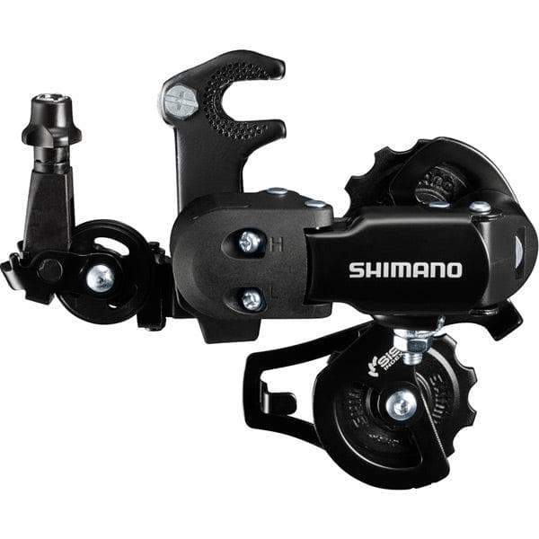 Load image into Gallery viewer, Shimano Tourney / TY RD-FT35 6/7-speed rear derailleur with mounting bracket
