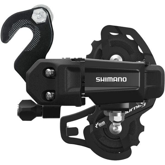 Shimano Tourney / TY Tourney TY200 rear derailleur; 6/7-speed; with BMX/Track bracket; SS short cage