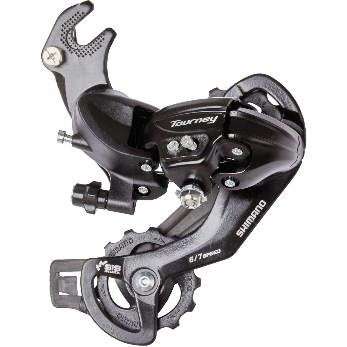 Shimano Tourney / TY RD-TY300 6/7 6-speed rear derailleur with hanger 7-speed