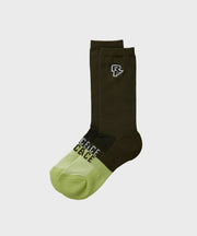 Race Face Far Out Socks 2022 Green L/XL