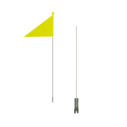 M-Wave 1.5M Hi-Viz Safety Flag Yellow 1.5M
