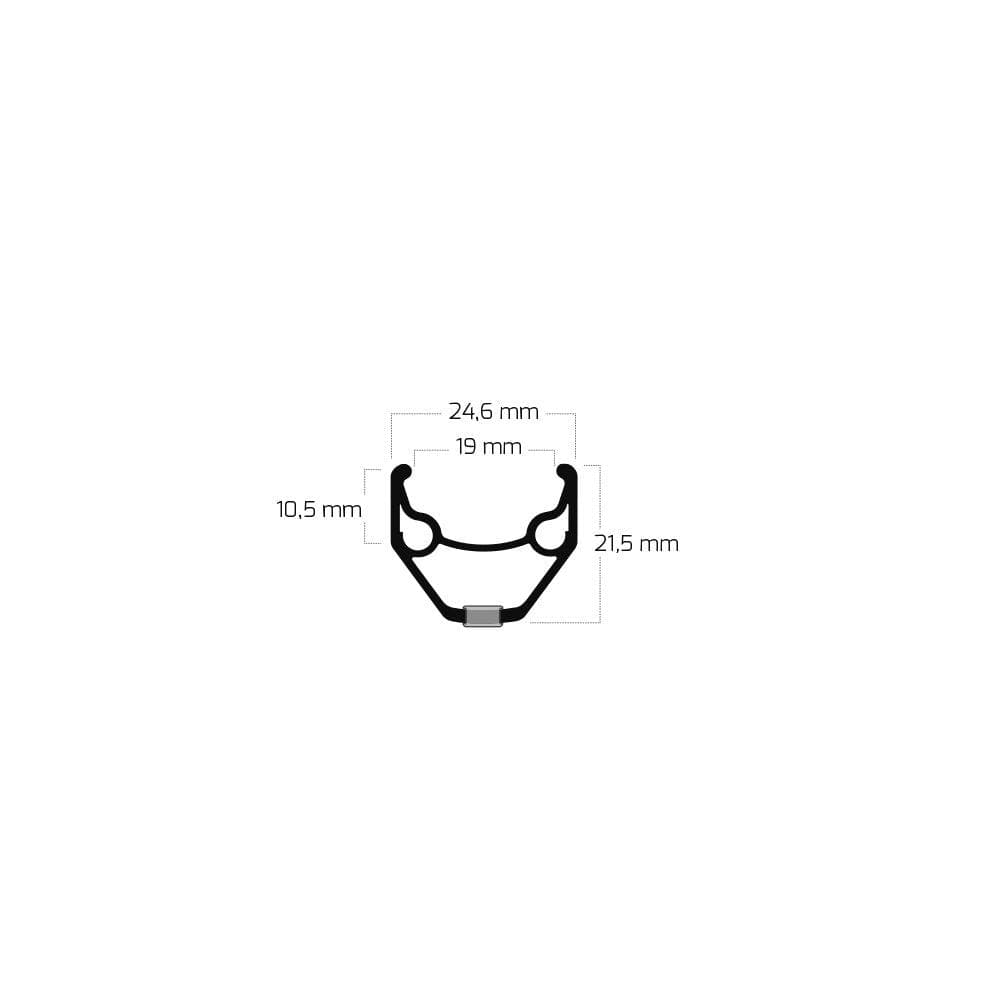 Ryde Zac 2000 26" 36H Blk