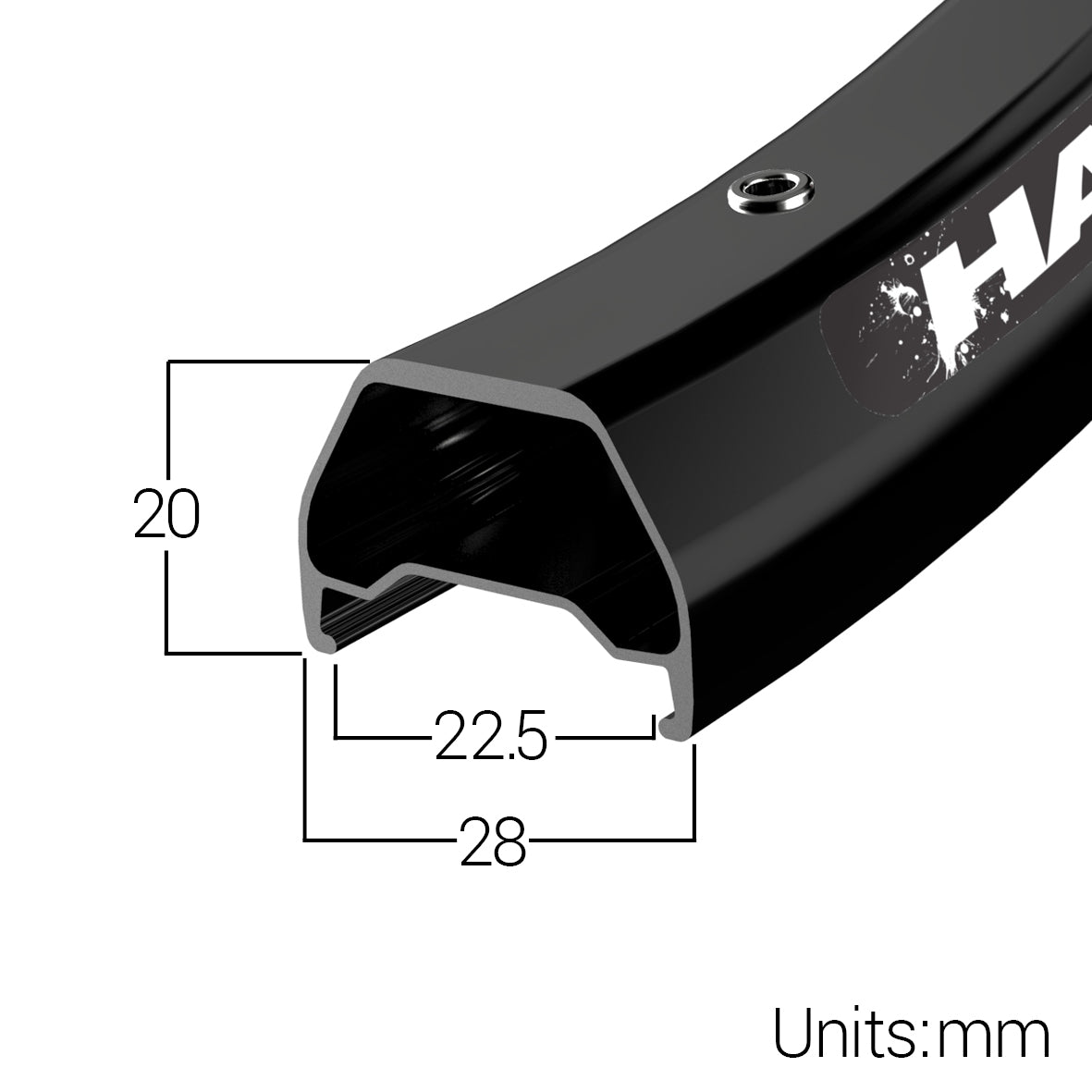 Halo Chaos Downhill/Enduro 26" Wheels Black 26"