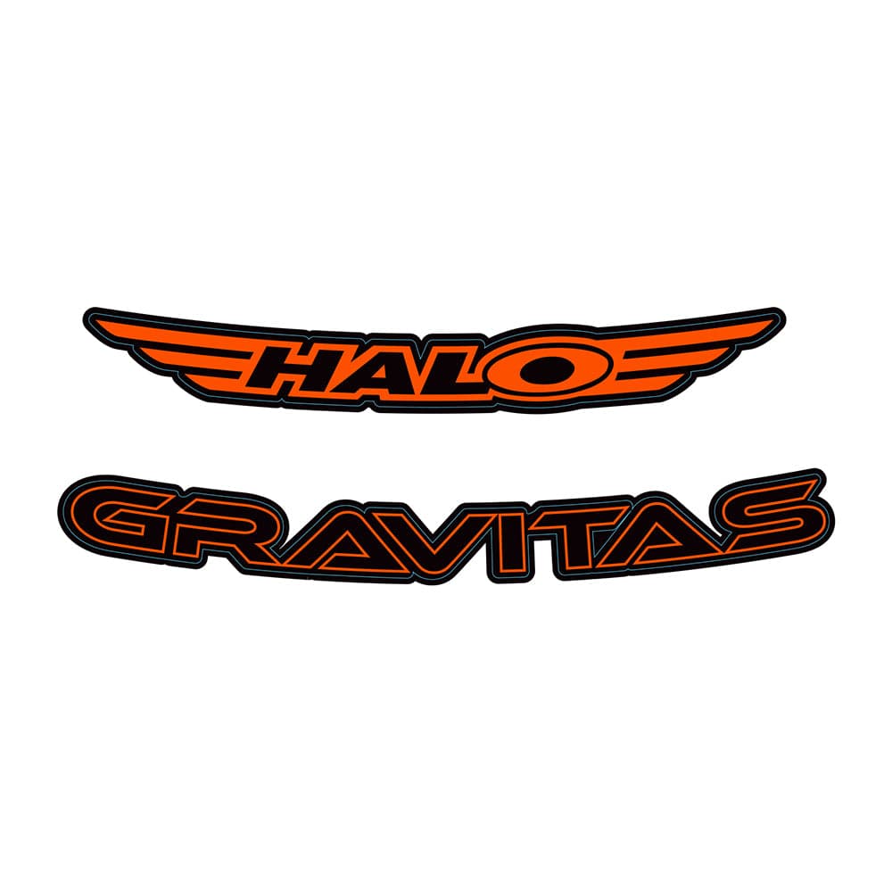 Halo Gravitas Decal Kits Orange