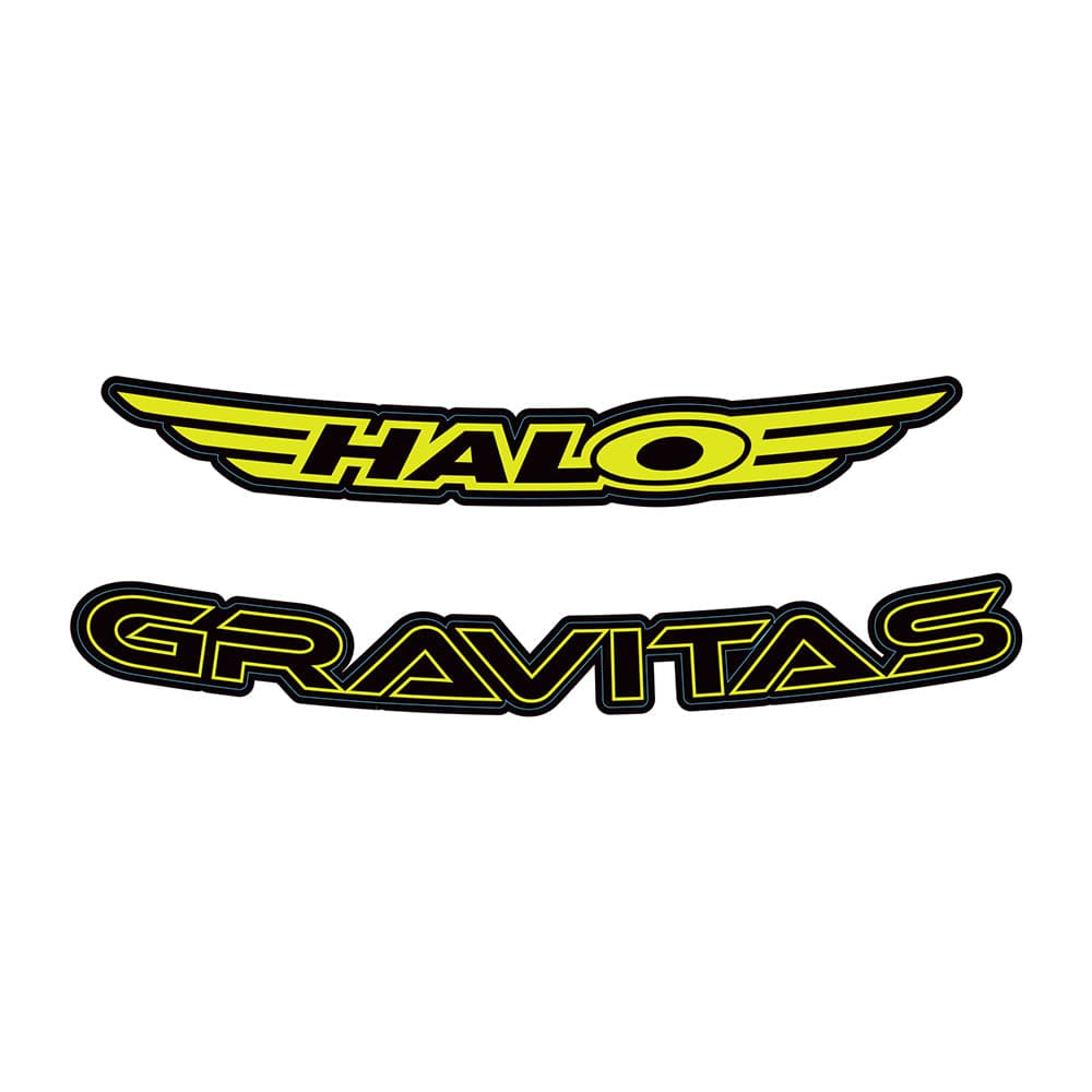 Halo Gravitas Decal Kits Yellow
