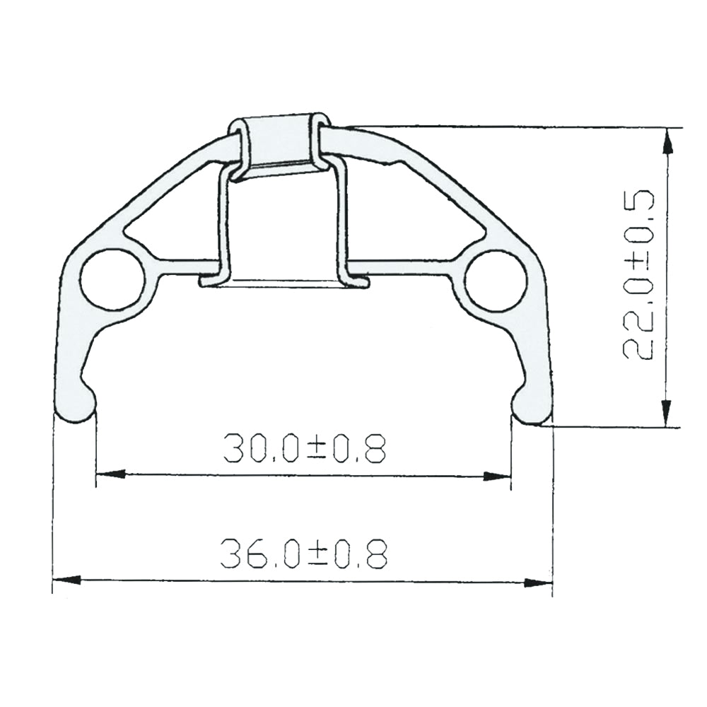Halo SAS 26" Rim White 32H