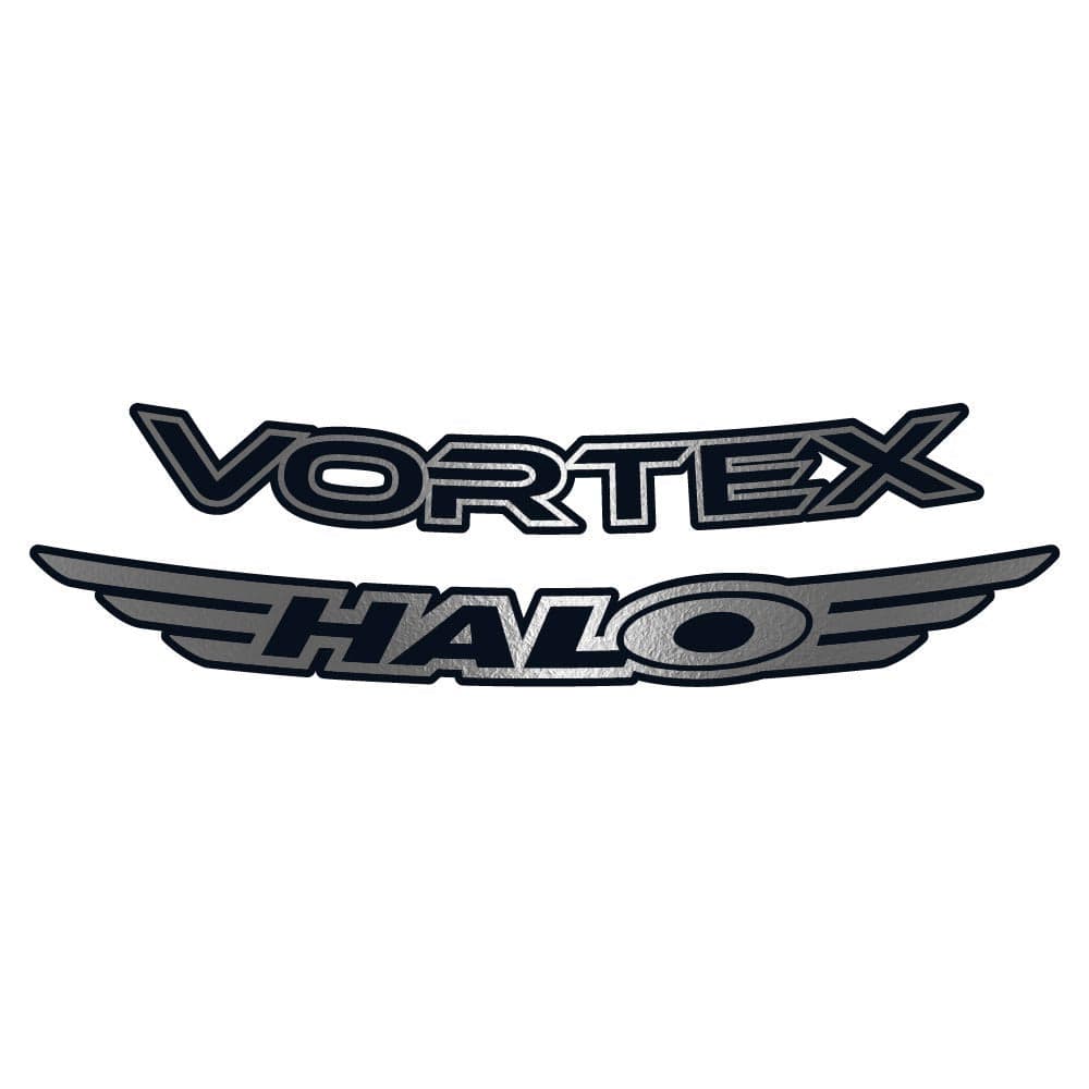 Halo Vortex Decal Kits Silver