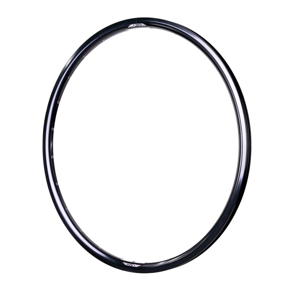 Halo White Line Road Disc Rim, 23mm wide x 25mm deep alloy rim with SS eyelets, ERD 590