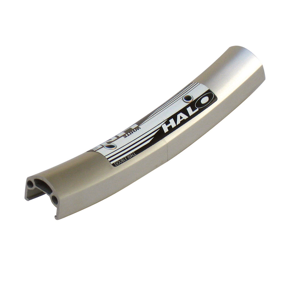 Halo White Line Classic Rim, Double Wall Road/City 24mm Anodised with SS Eyelets, ERD 606