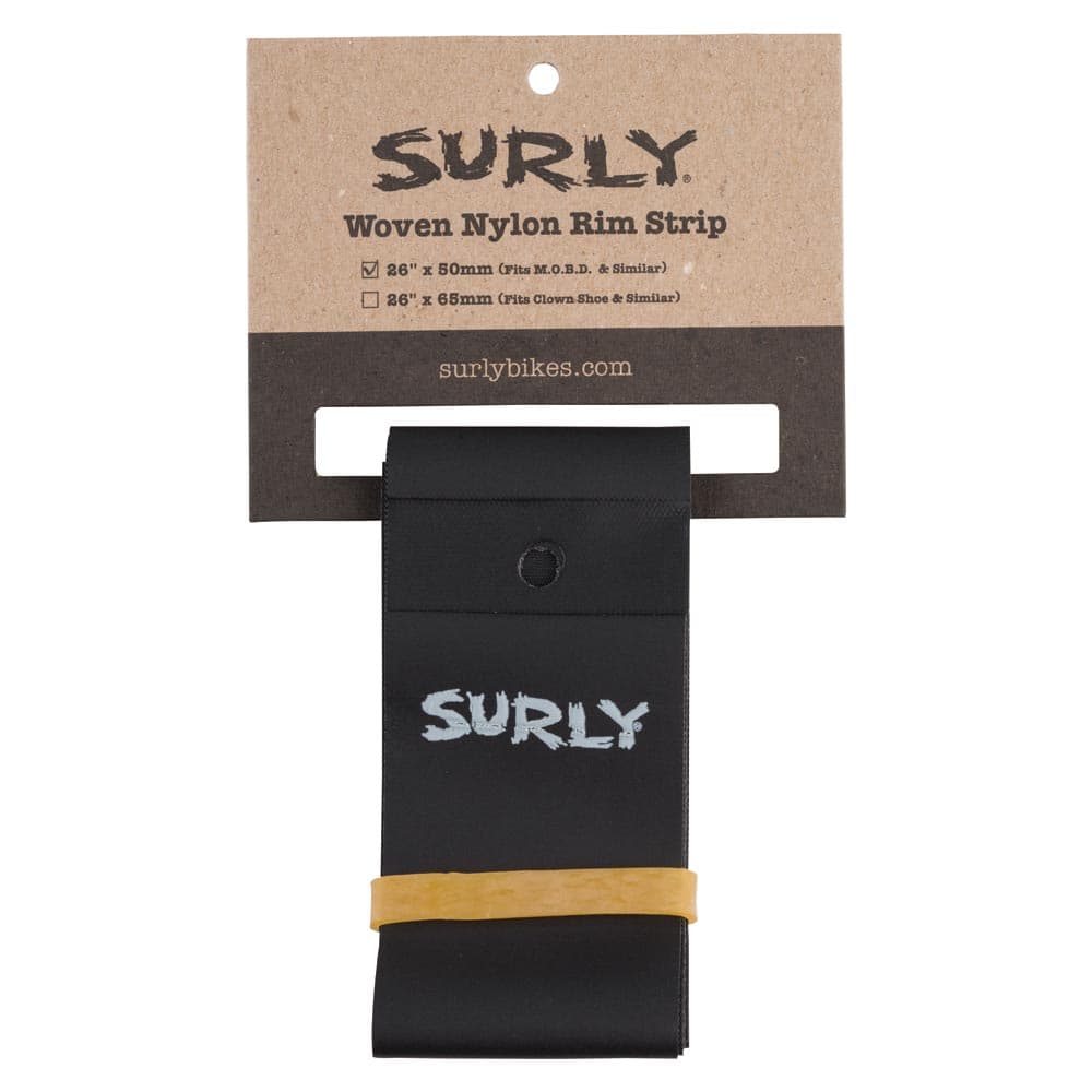 Surly - Parts MOBD Rim Strips Black 50mm