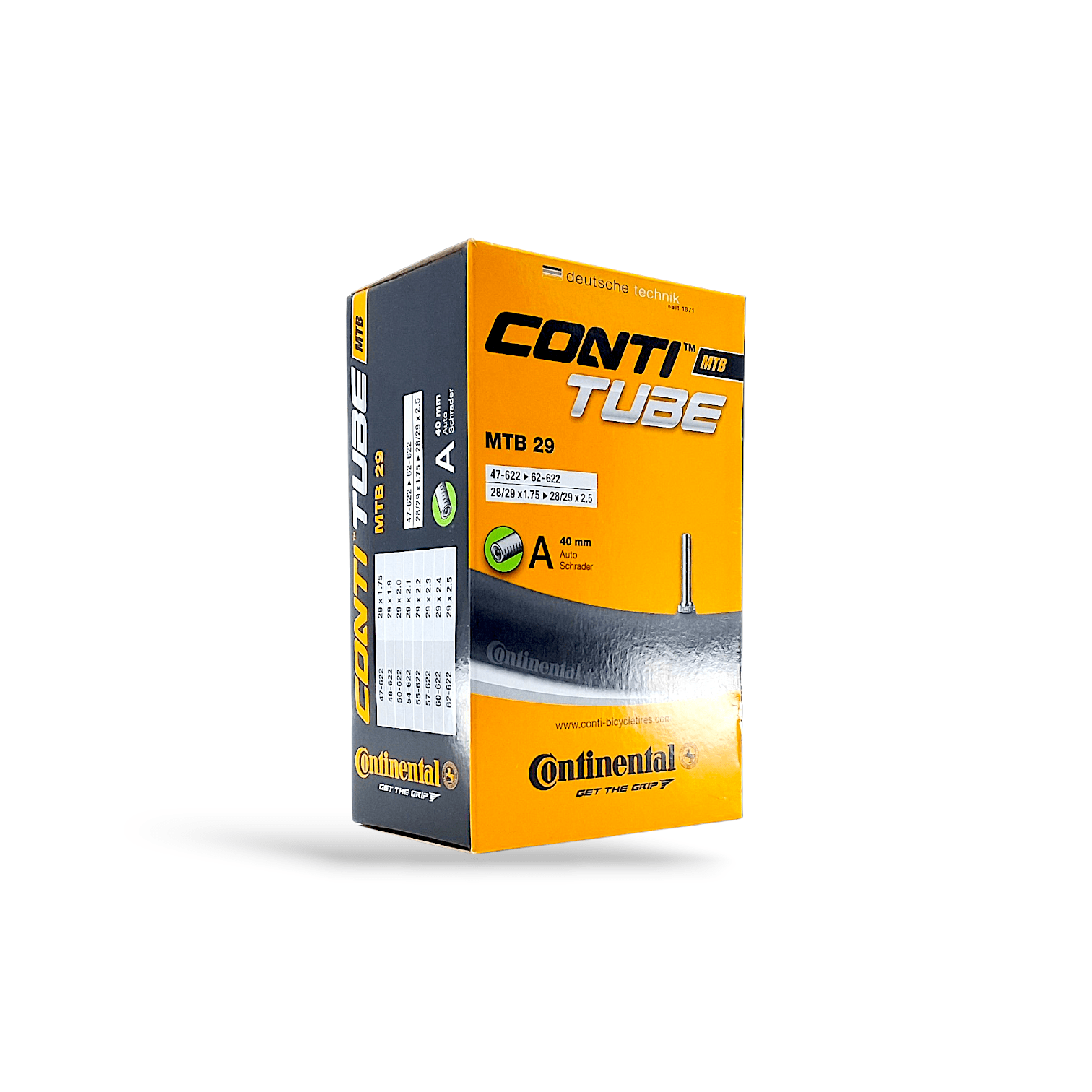 Continental MTB tube 29 x 1.75 - 2.5 inch Schrader valve (for 29er) Inner Tube