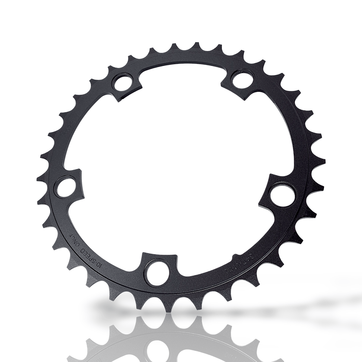Sram Chain Ring Road 34T V1 110 Alum 3Mm Black (50-34): Black 34T