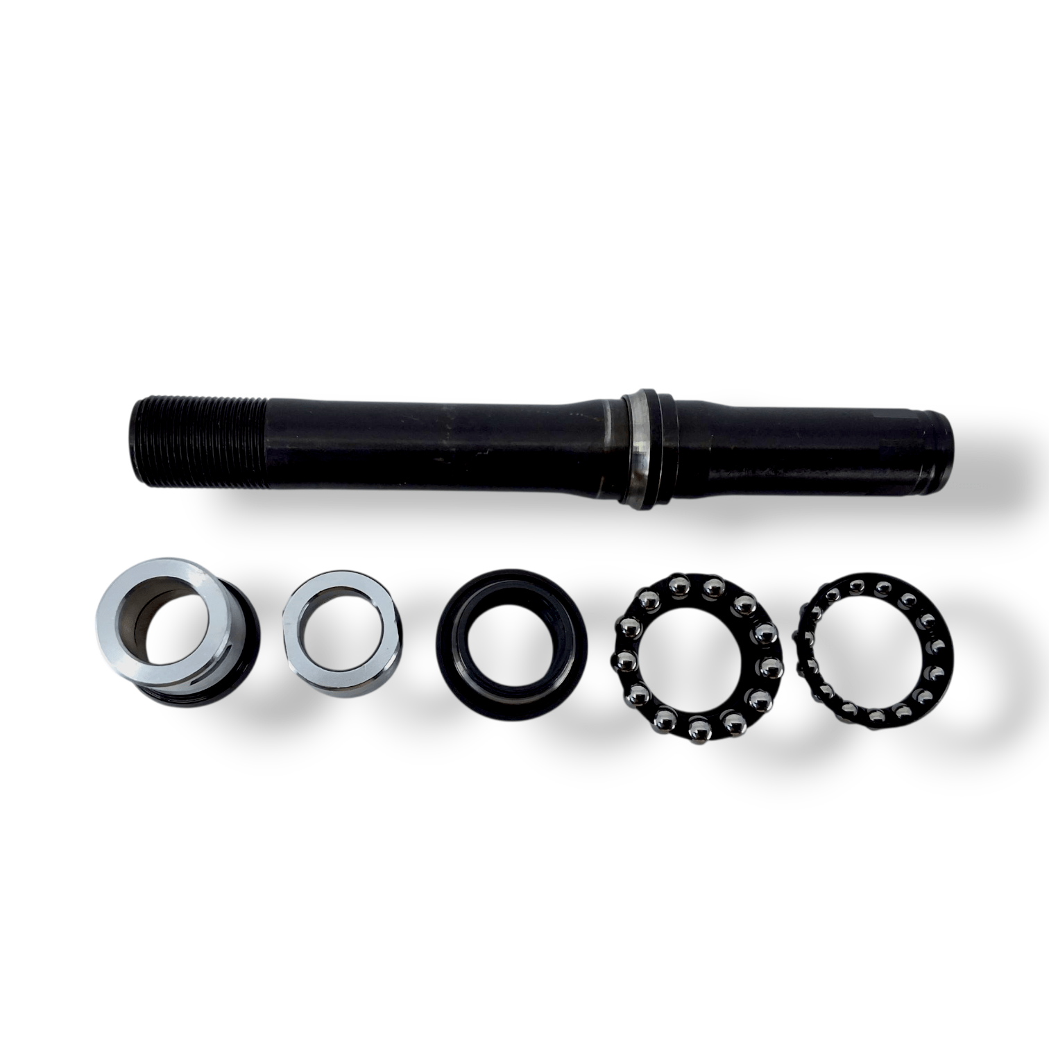 Shimano Spares FH-M7110-B complete hub axle; 148 mm