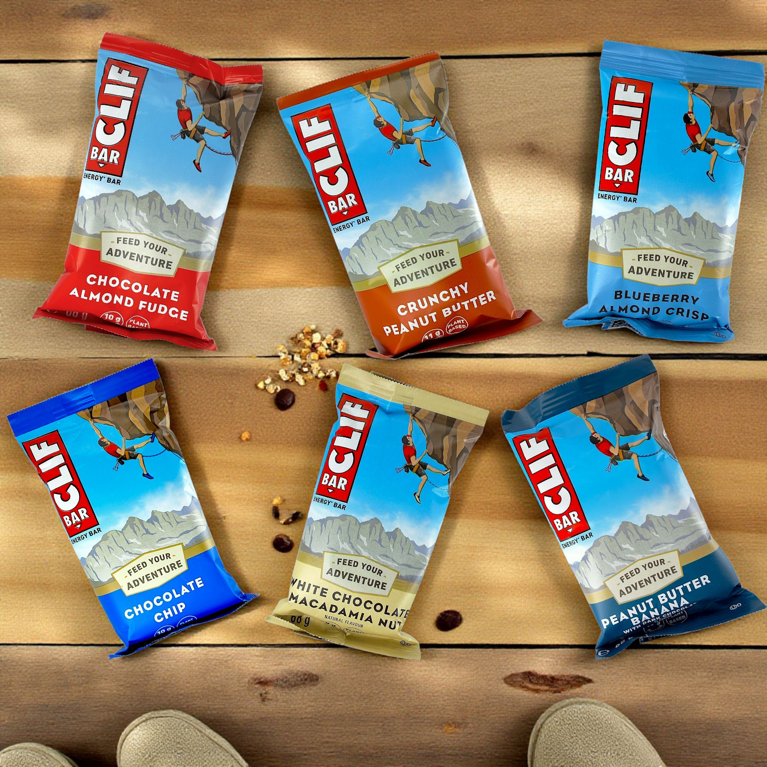 Clif Bar Chocolate Almond Fudge 12 Pack 70% Organic