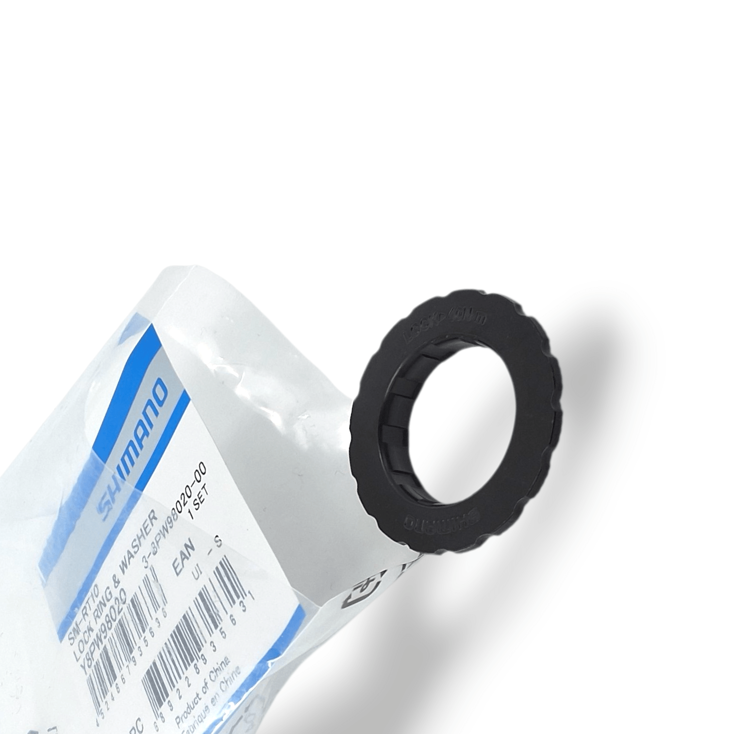 Shimano Spares SM-RT10 lock ring and washer - BLACK