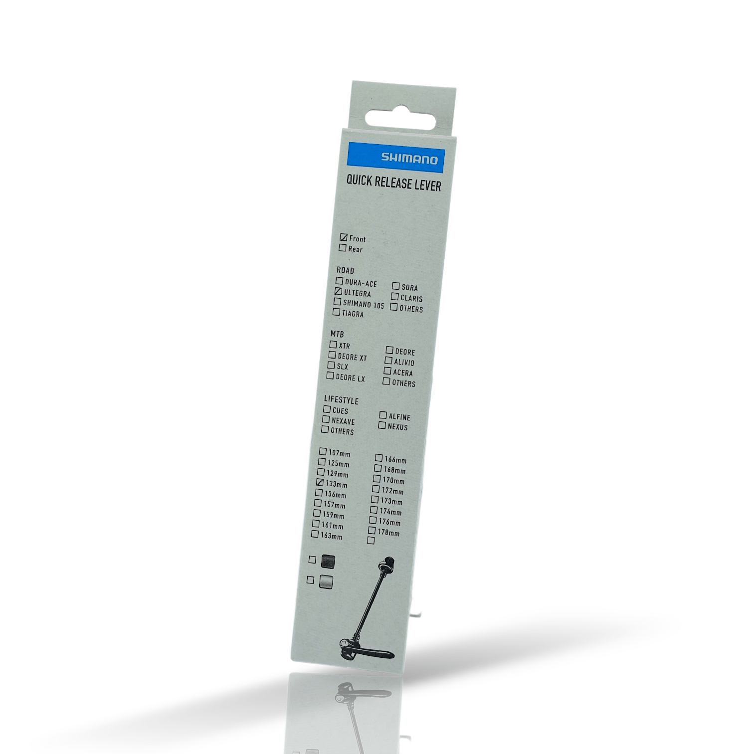 Shimano Spares WH-6800-F complete quick release; 133 mm