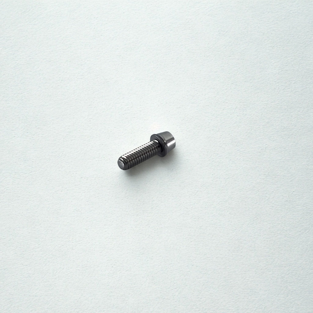 Shimano Spares Clamp screw with washer; M6 x 19 mm