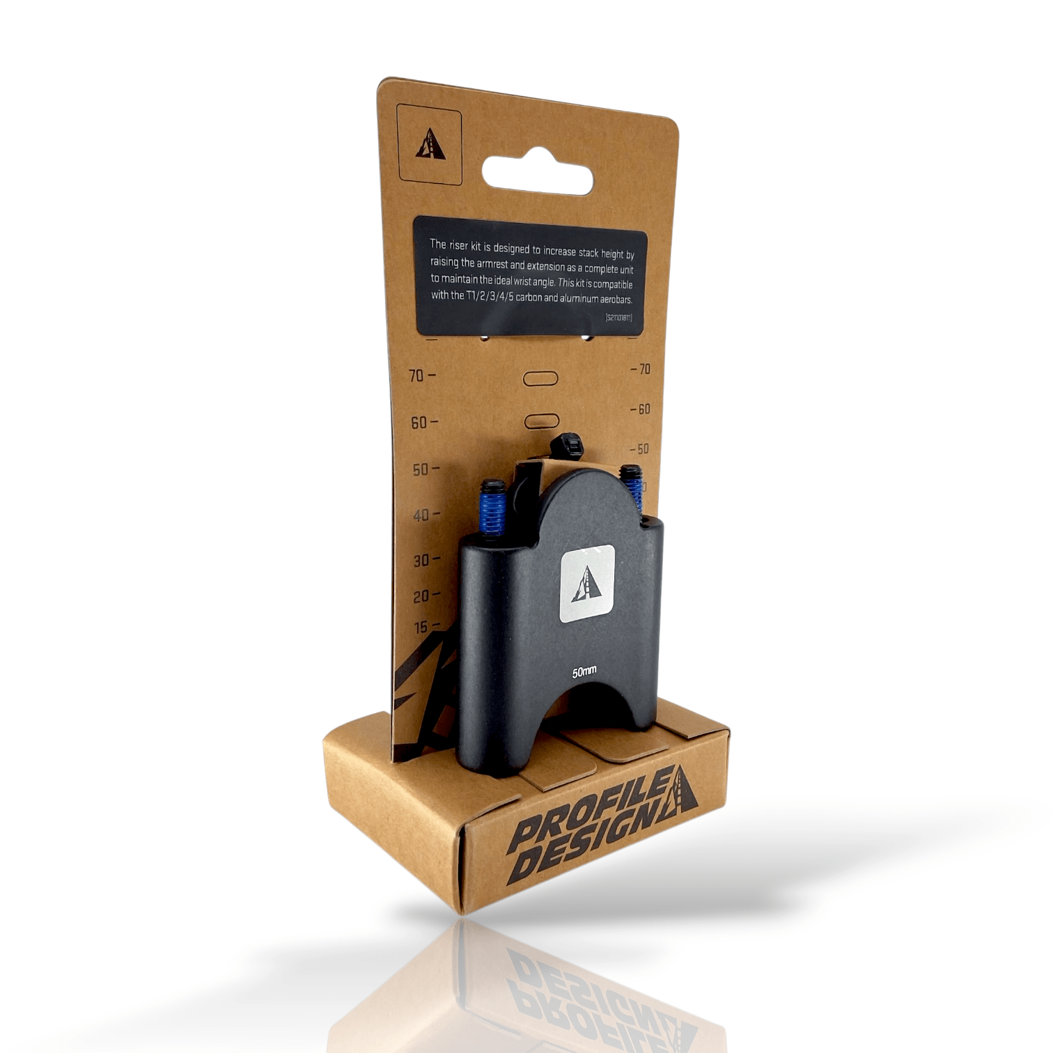 Profile Design Aerobar Riser Kit - 50mm  (Pair)