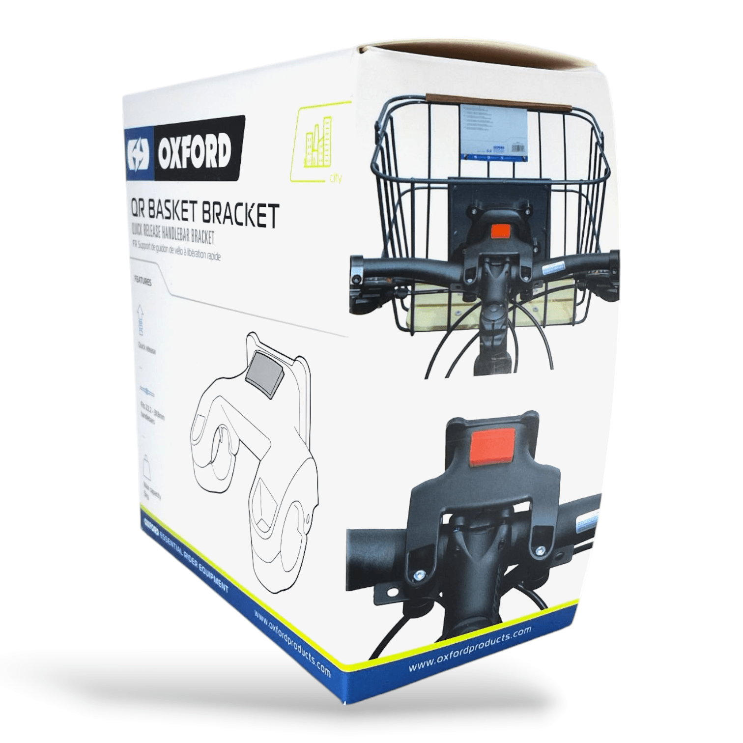 Oxford Quick Release Basket Handlebar Bracket