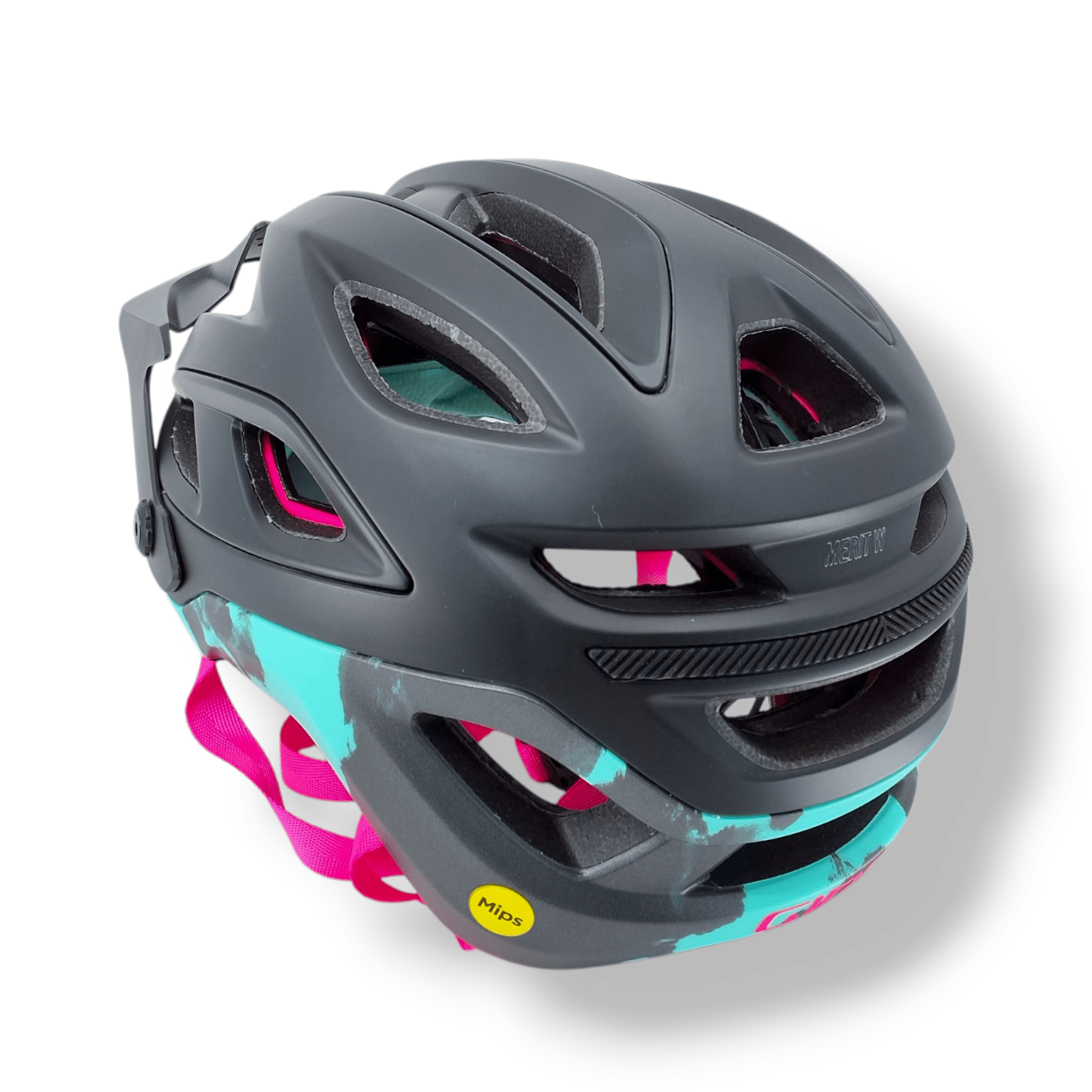Giro Merit Spherical Woman'S Dirt Helmet 2022: Black Ice Dye M 55-59Cm